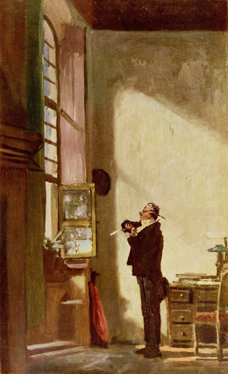 Skriveren av Carl Spitzweg