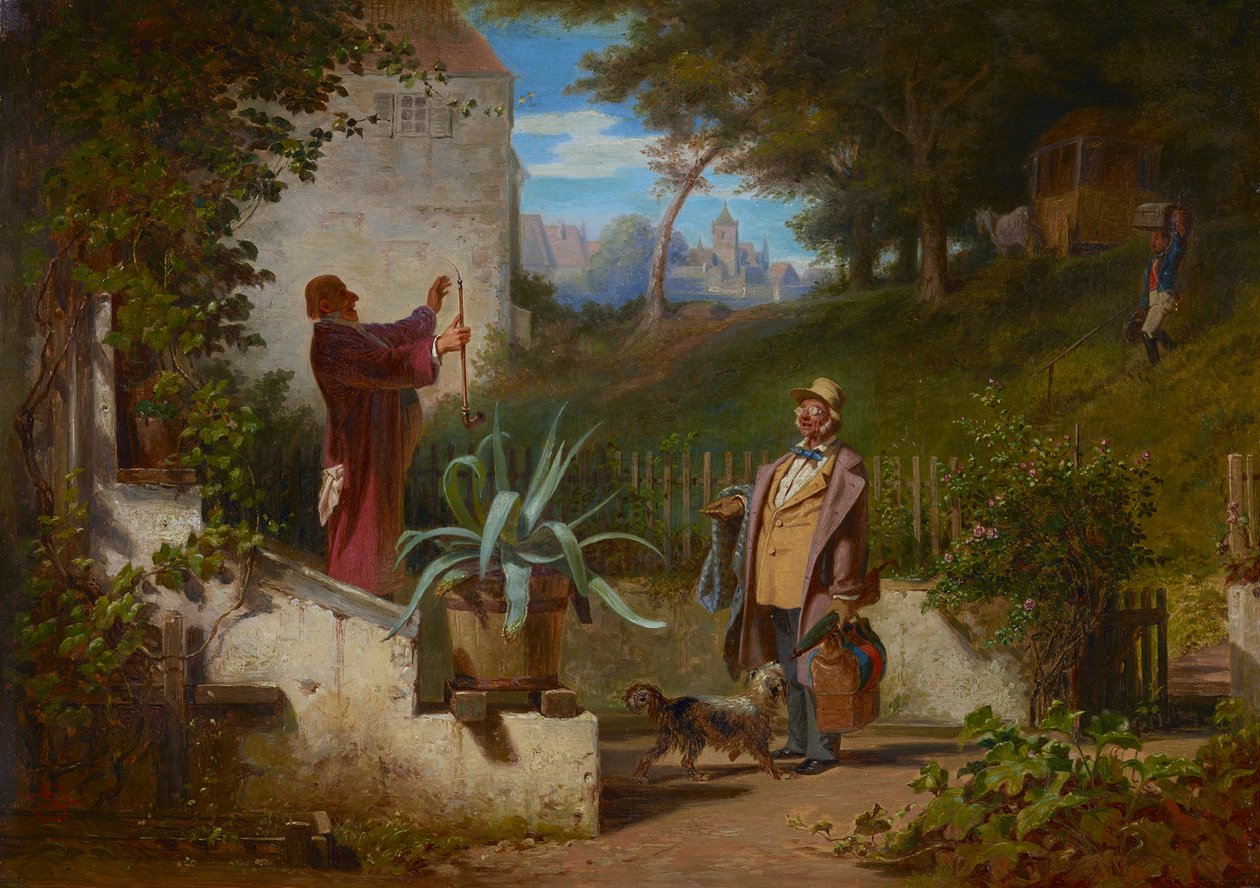 Barndomsvennene av Carl Spitzweg