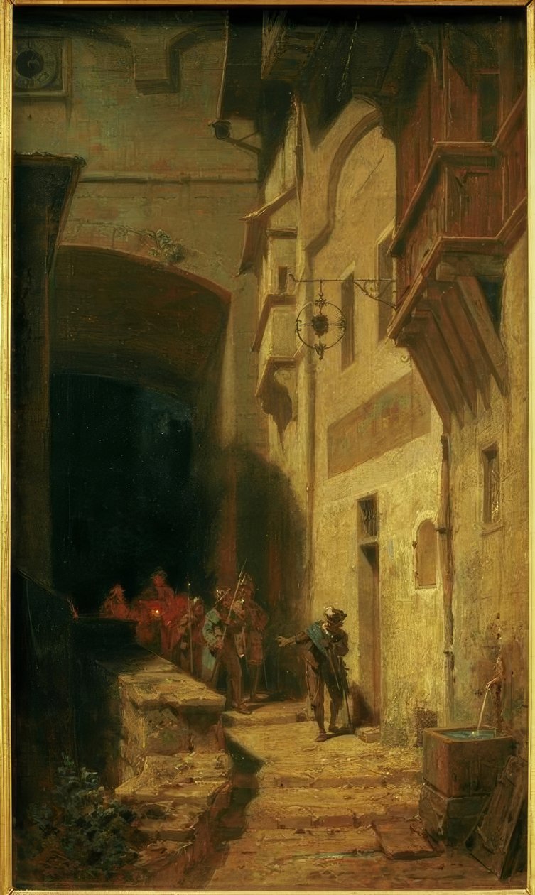 Scharwache av Carl Spitzweg