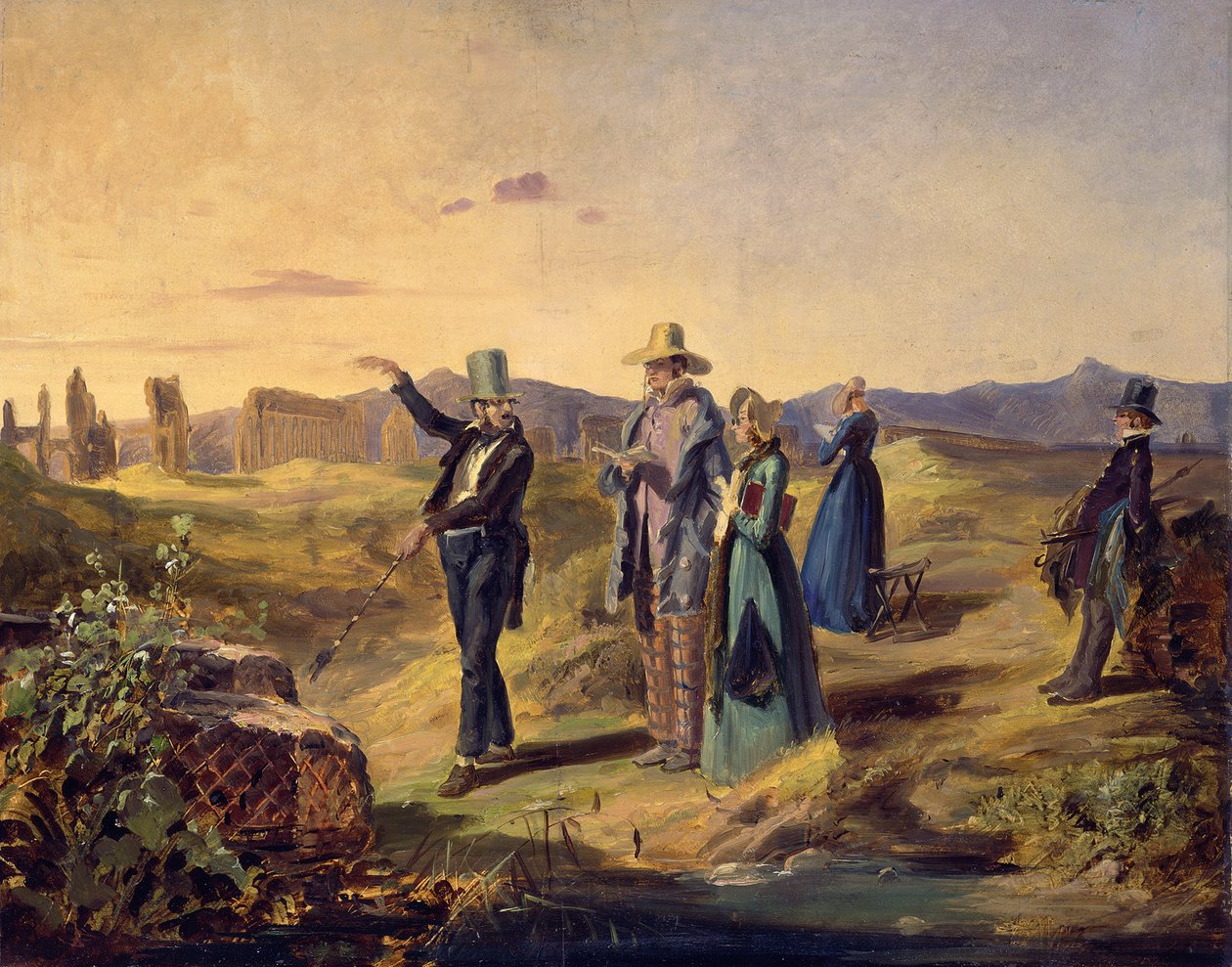 Engelskmenn i Campagna av Carl Spitzweg