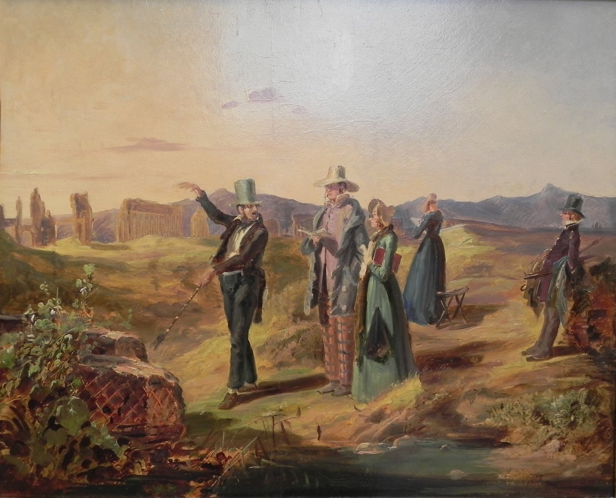 Engelske turister i Campagna av Carl Spitzweg