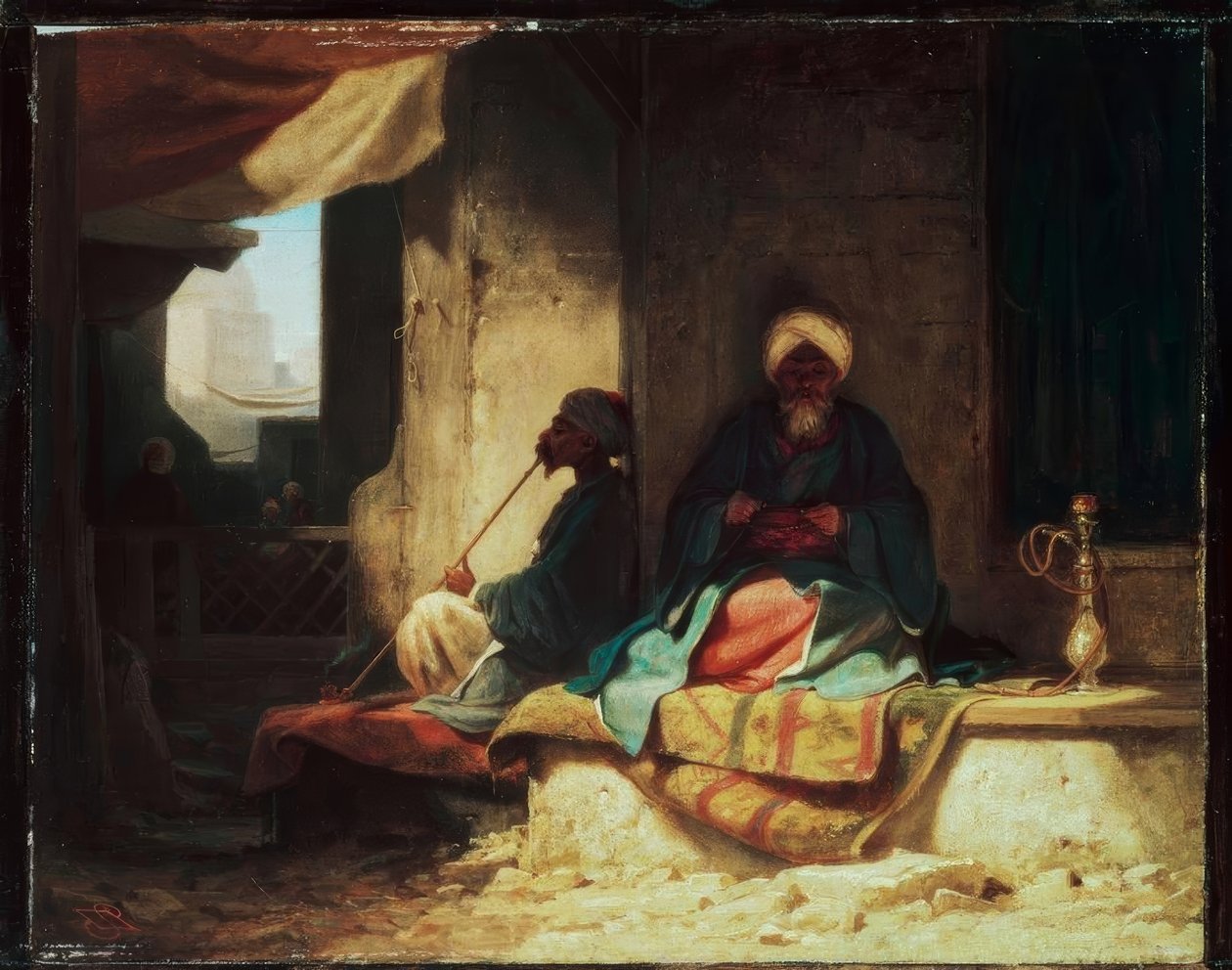 I den tyrkiske basaren av Carl Spitzweg
