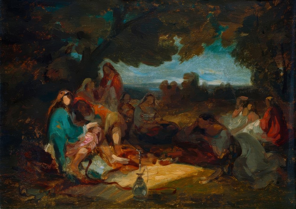 Orientalsk samfunn av Carl Spitzweg