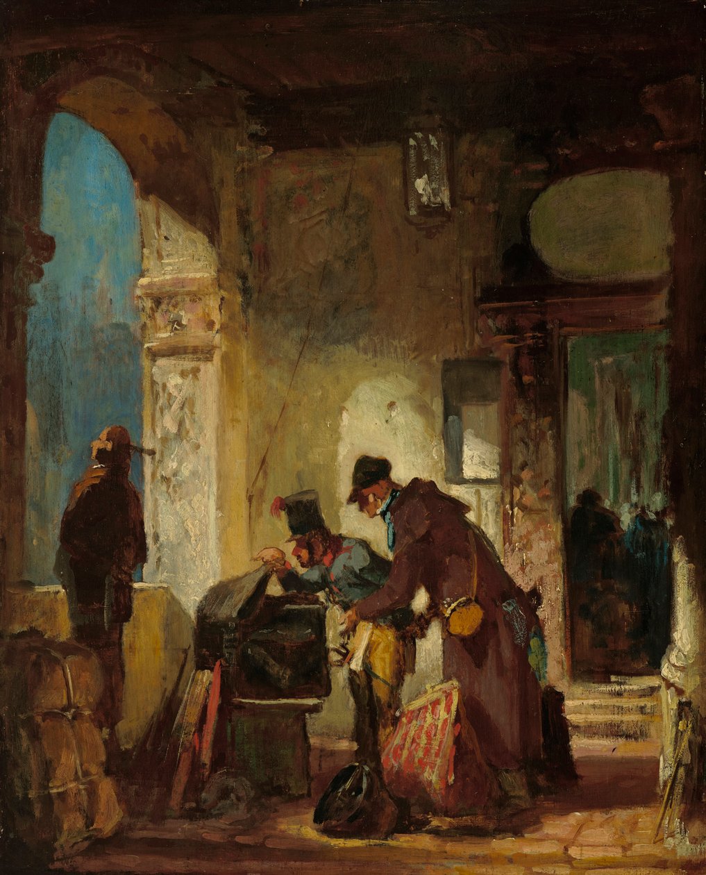 Pavelig tollinspeksjon av Carl Spitzweg