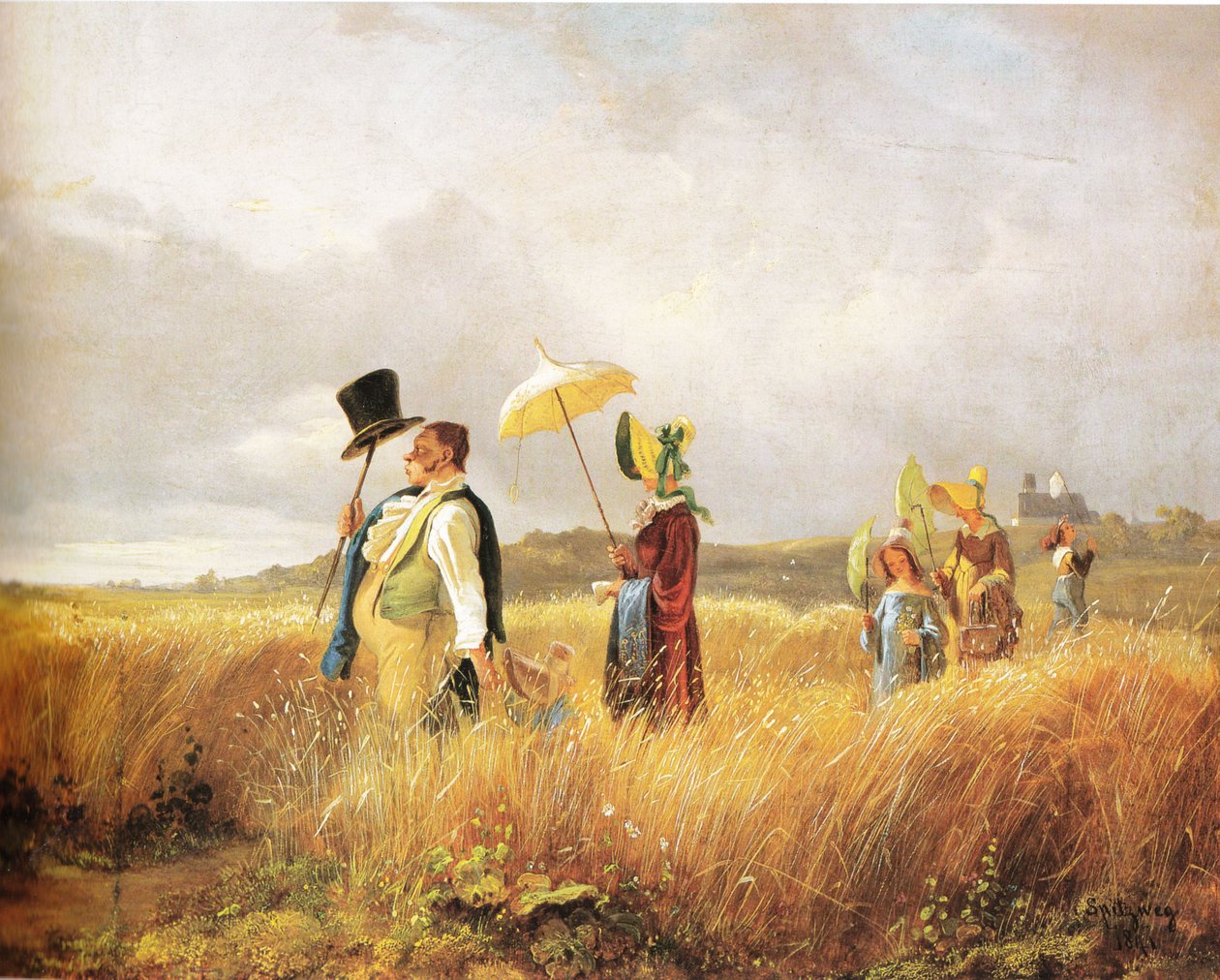 Søndagstur av Carl Spitzweg