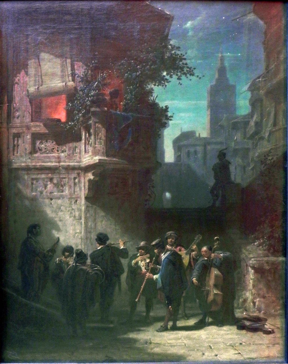 Spansk serenade av Carl Spitzweg