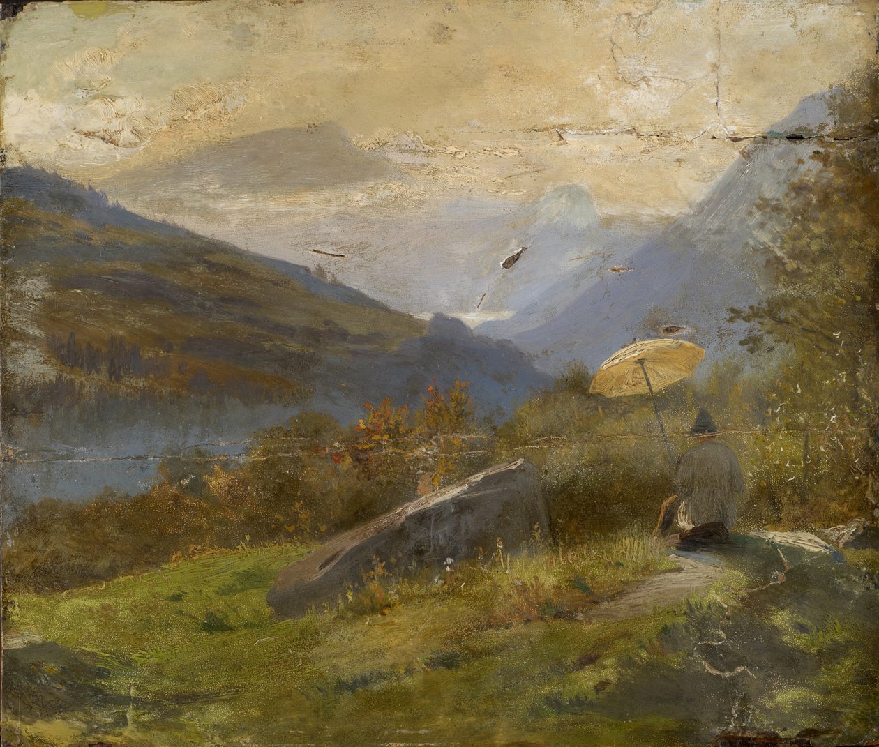 Maleren, ca. 1860 av Carl Spitzweg