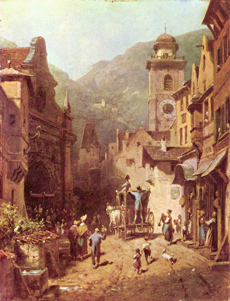 Den lokale fyrstens besøk av Carl Spitzweg
