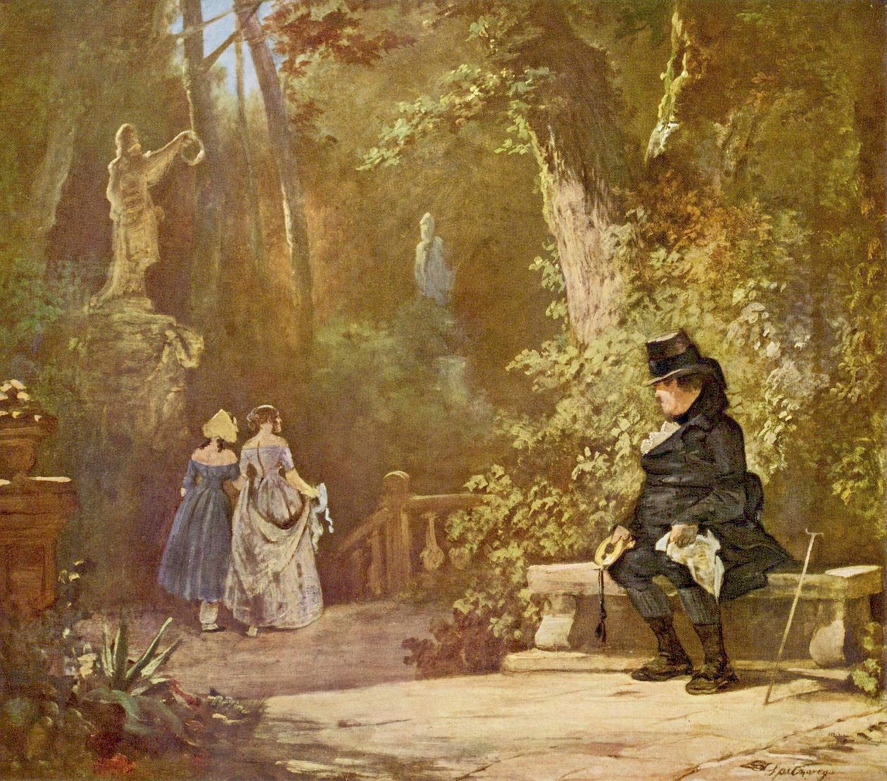 Enkemannen av Carl Spitzweg