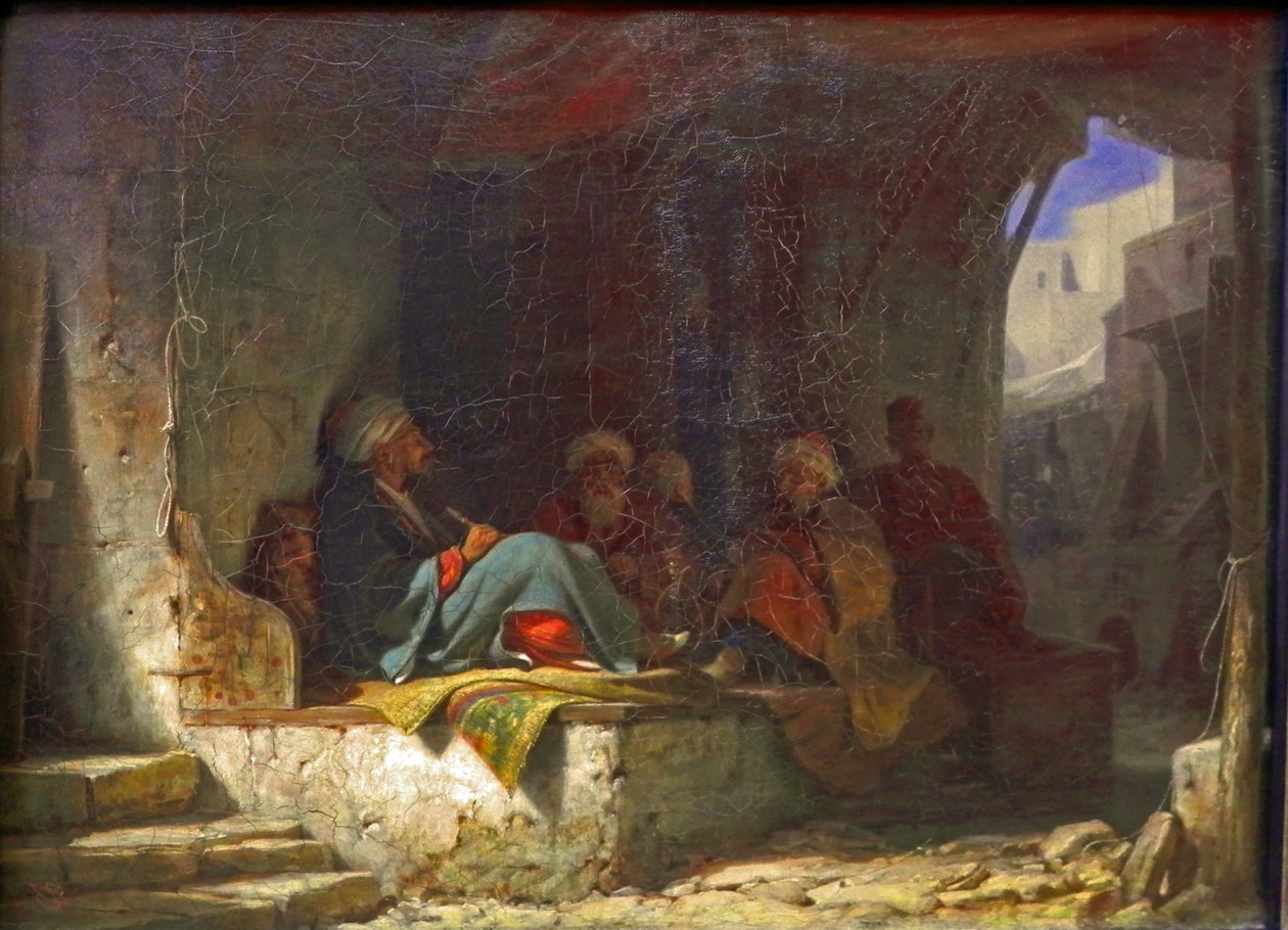 Tyrkere på et kaffehus av Carl Spitzweg