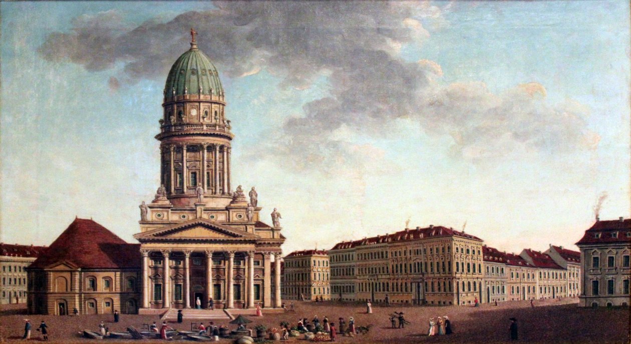 Gendarmenmarkt i Berlin, hjørne mellom Markgrafenstrasse og Jägerstrasse av Carl Traugott Fechhelm