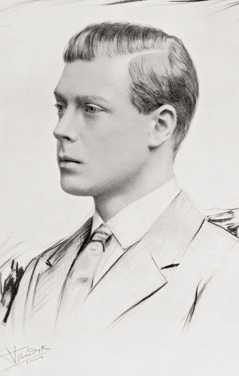 Prins Edward, fremtidige Edward VIII, senere hertug av Windsor av Carl Vandyk