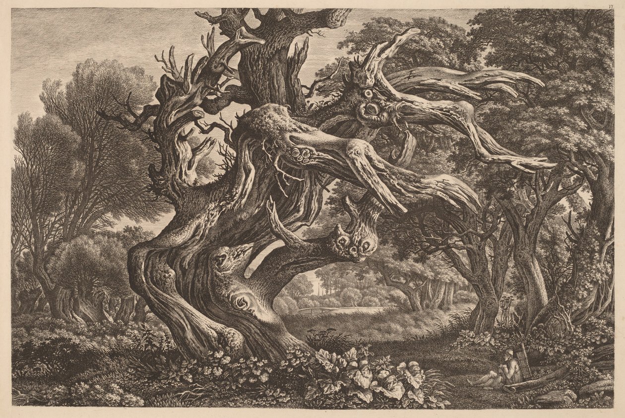 Et dødt eiketre av Carl Wilhelm Kolbe