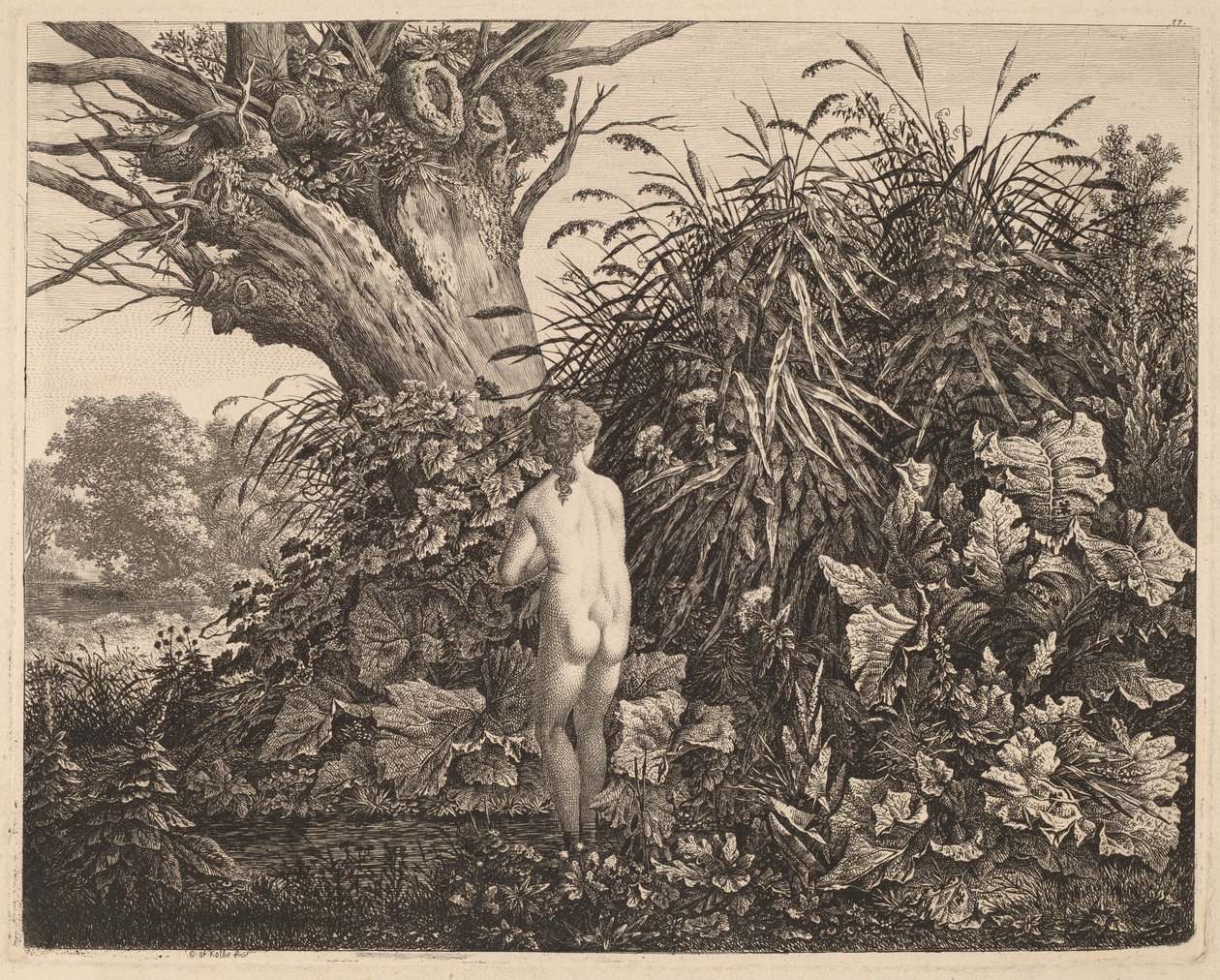 Badende jomfru av Carl Wilhelm Kolbe