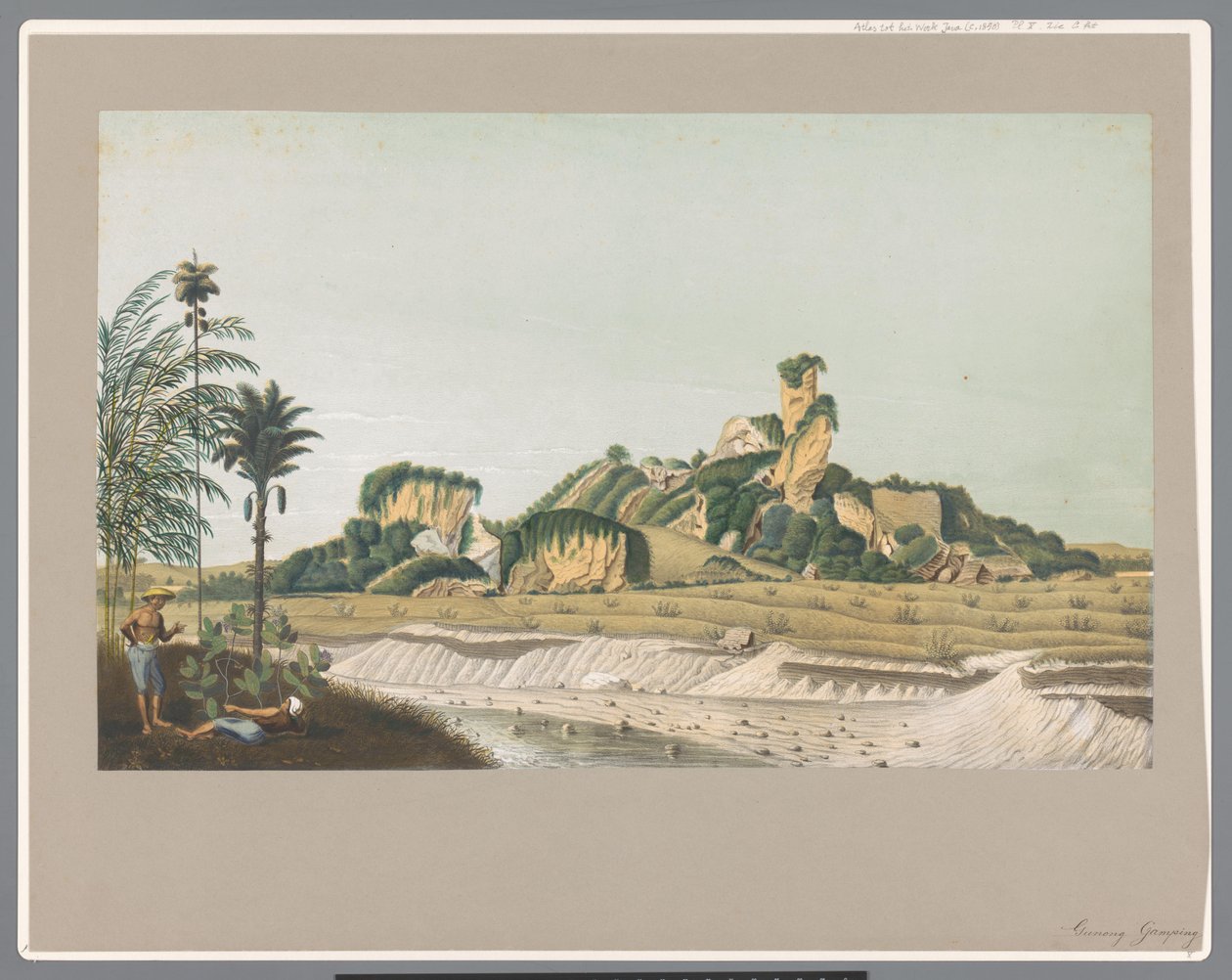 Kalkstein på Java av Carl Wilhelm Mieling (possibly)