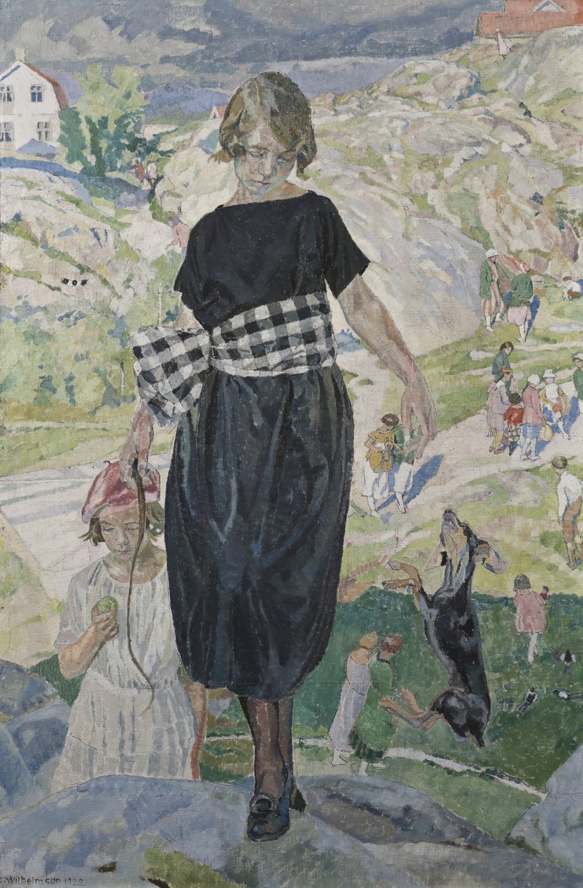 Hoppehund, 1920 av Carl Wilhelm Wilhelmson
