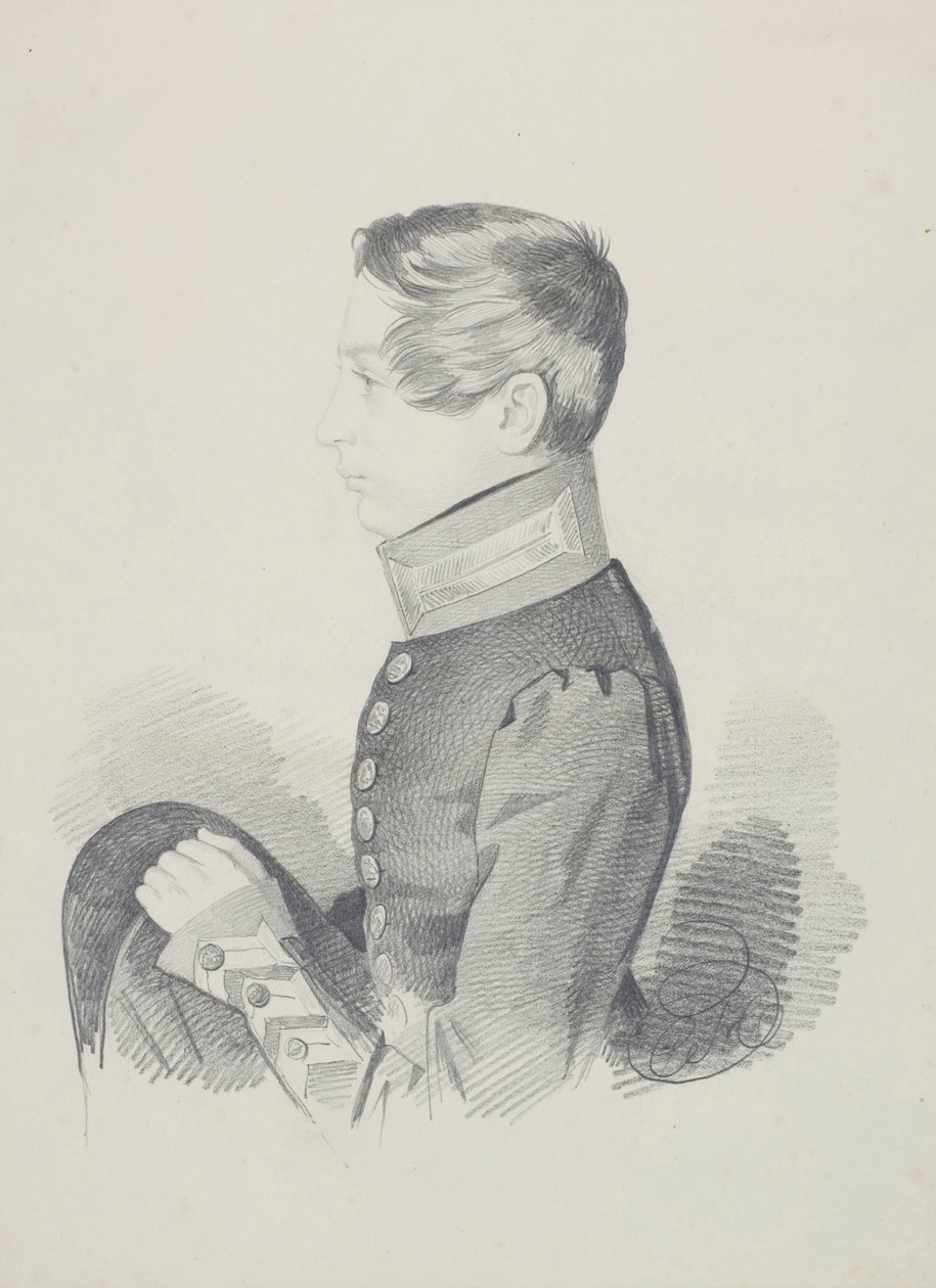 Portrett av grev N.M. Golitsyn, 1830-årene. av Carl von Hampeln