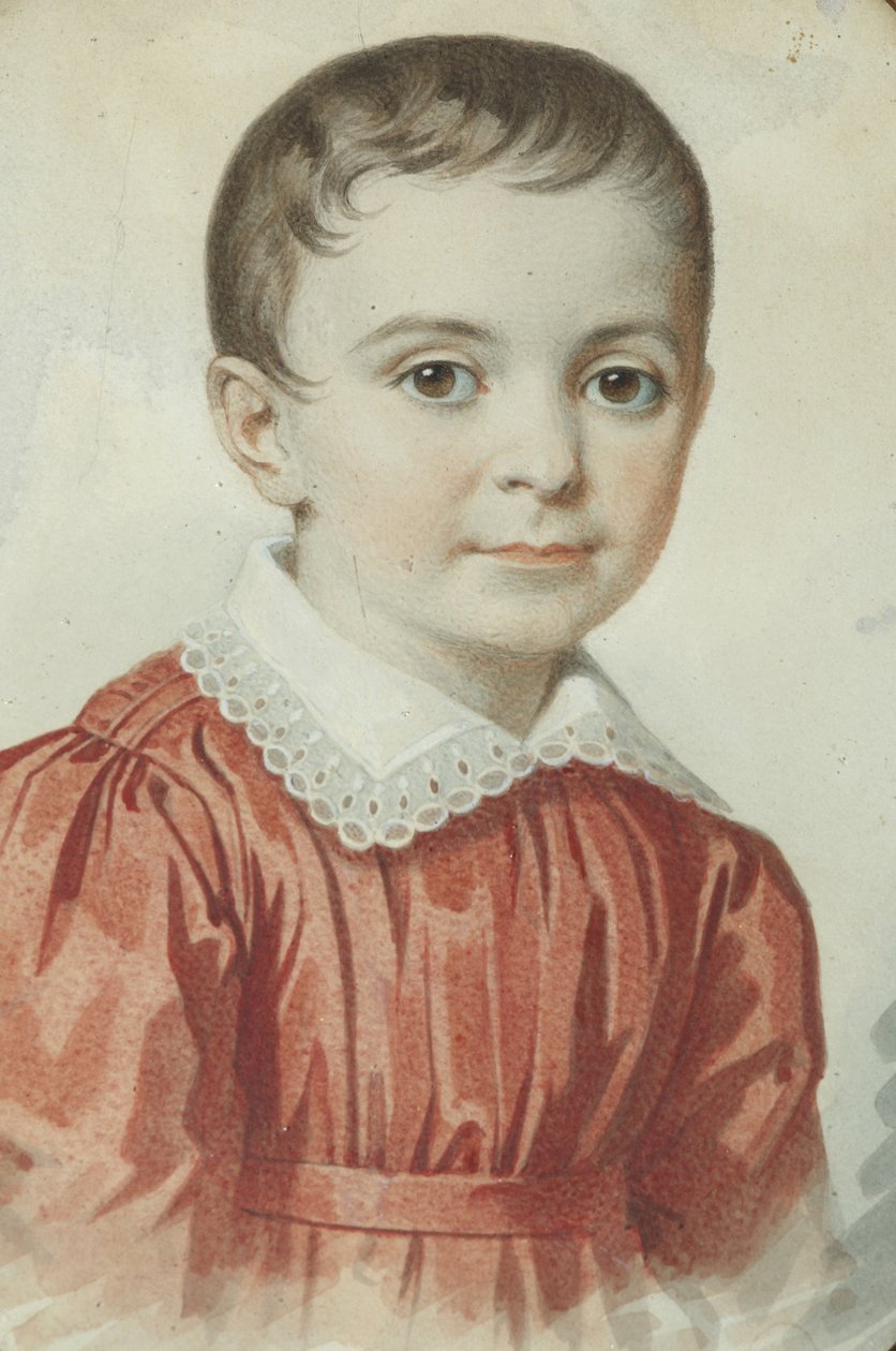 Portrett av Eugenia Kochubey som barn, 1849. av Carl von Hampeln