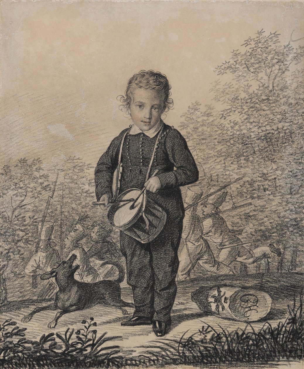 Portrett av Timofey Korsakov, tidlig på 1820-tallet. av Carl von Hampeln