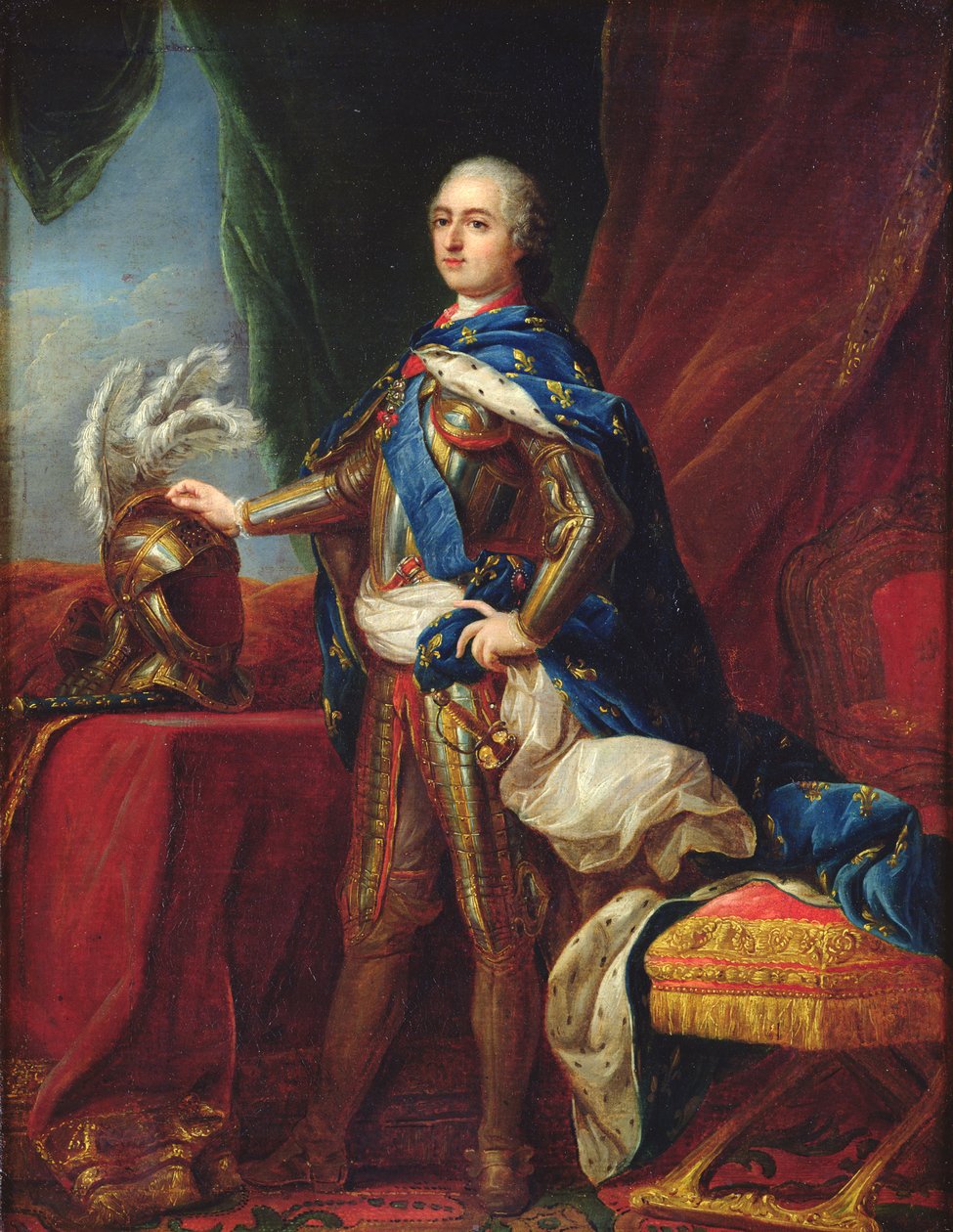 Portrett av Ludvig XV i rustning av Carle van Loo