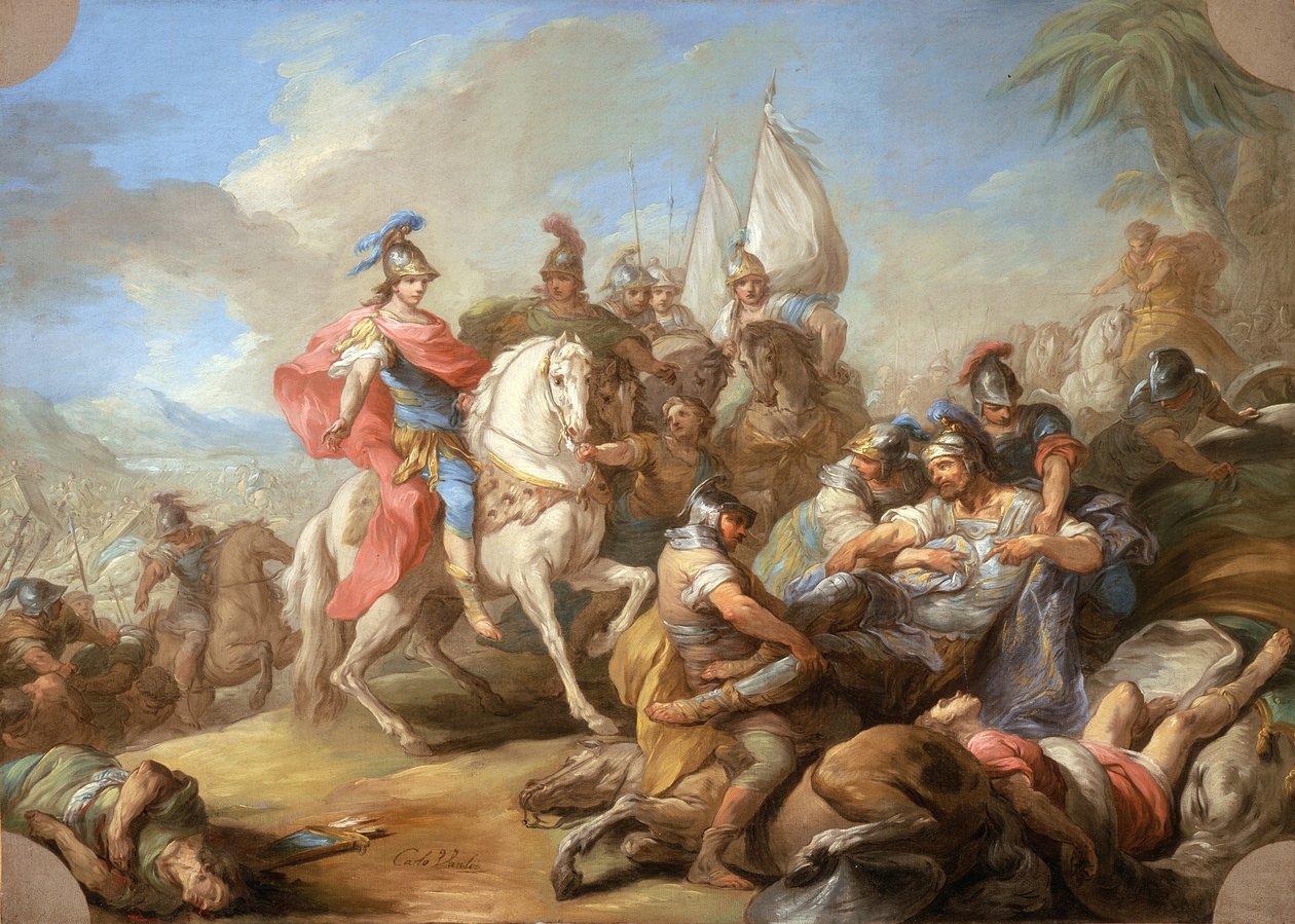 Alexanders seier over Porus, ca. 1738 av Carle van Loo