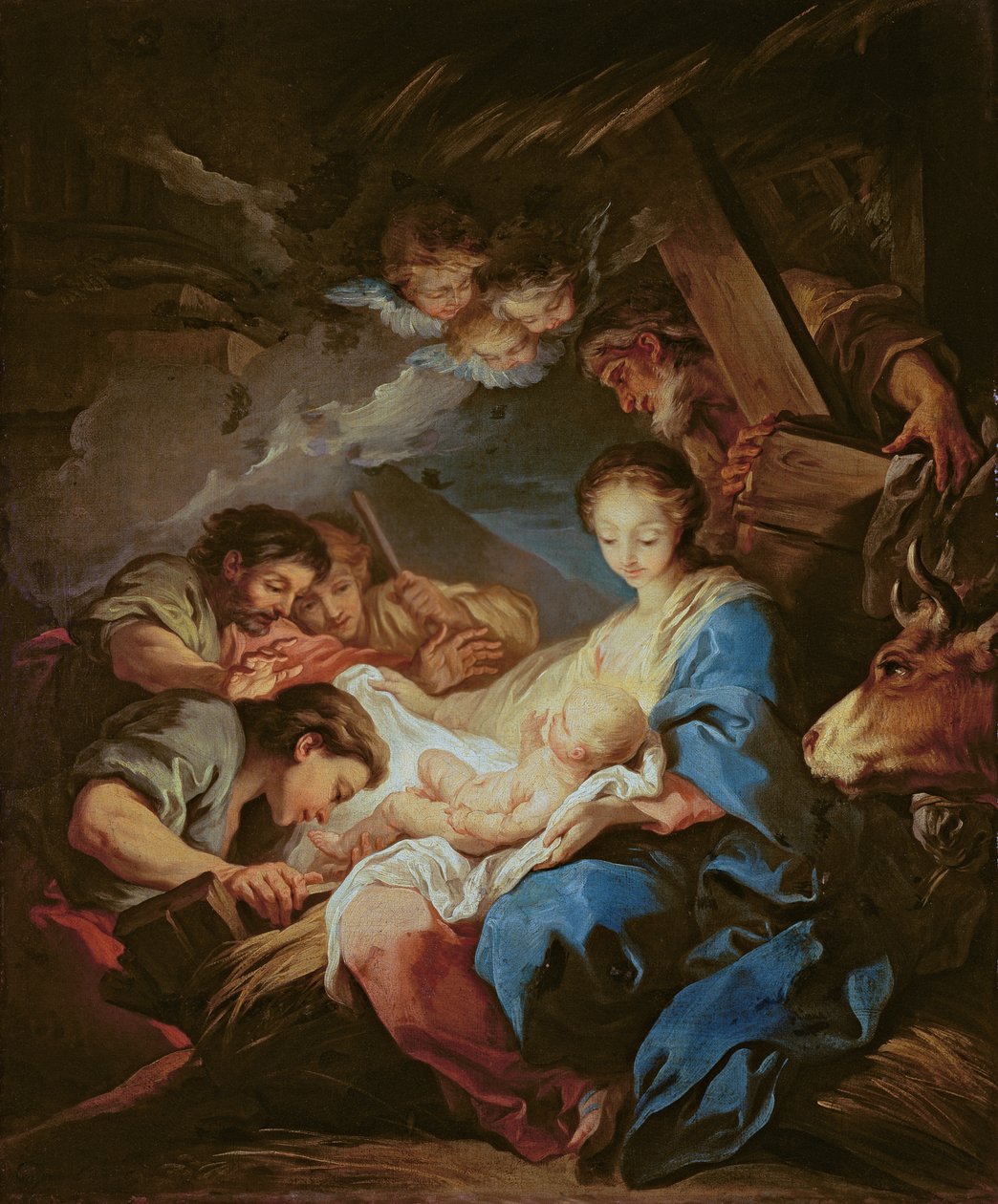 Hyrdenes tilbedelse av Carle van Loo