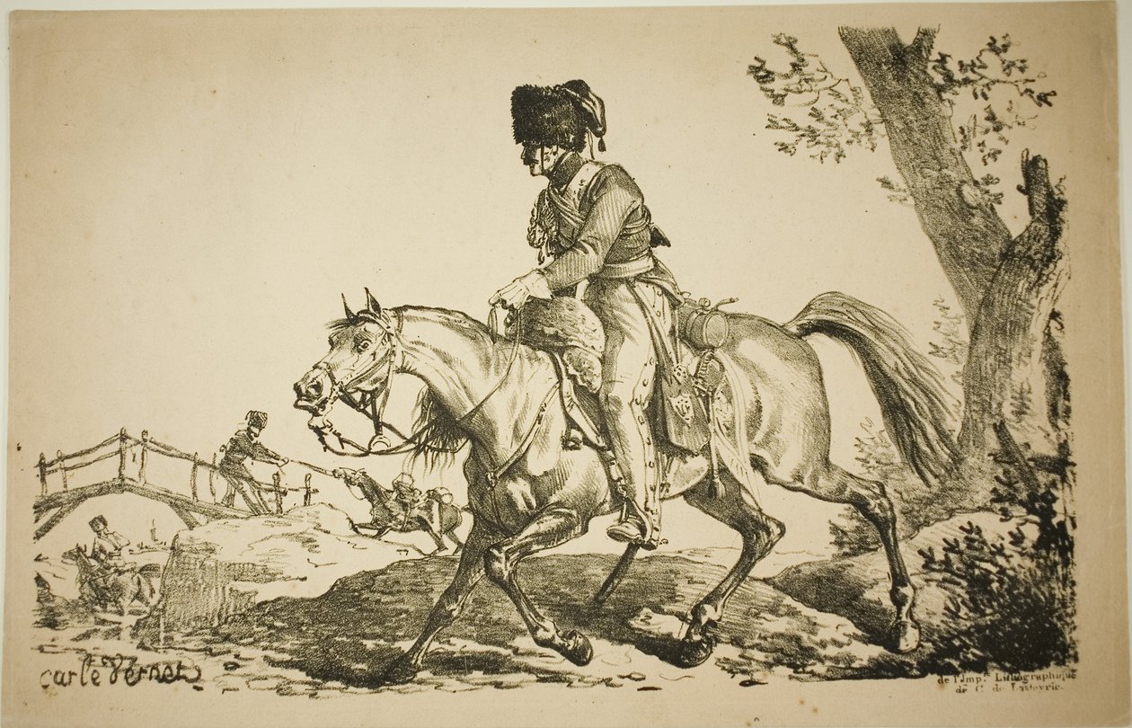 Artillerist til hest av Carle Vernet