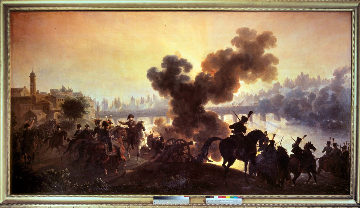 Campaign of Italy: "" utsikt over slaget ved Lodi den 10/05/1796"" Maleri av Antoine Vernet dit Carle (1758-1836) 1796 Boissy Saint Leger. Chateau De Grosbois av Carle Vernet