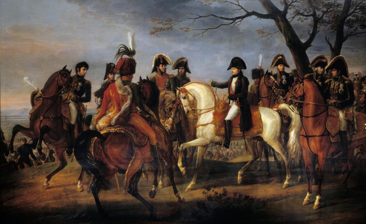 Napoleon ga ordren før slaget ved Austerlitz 2. desember av Carle Vernet