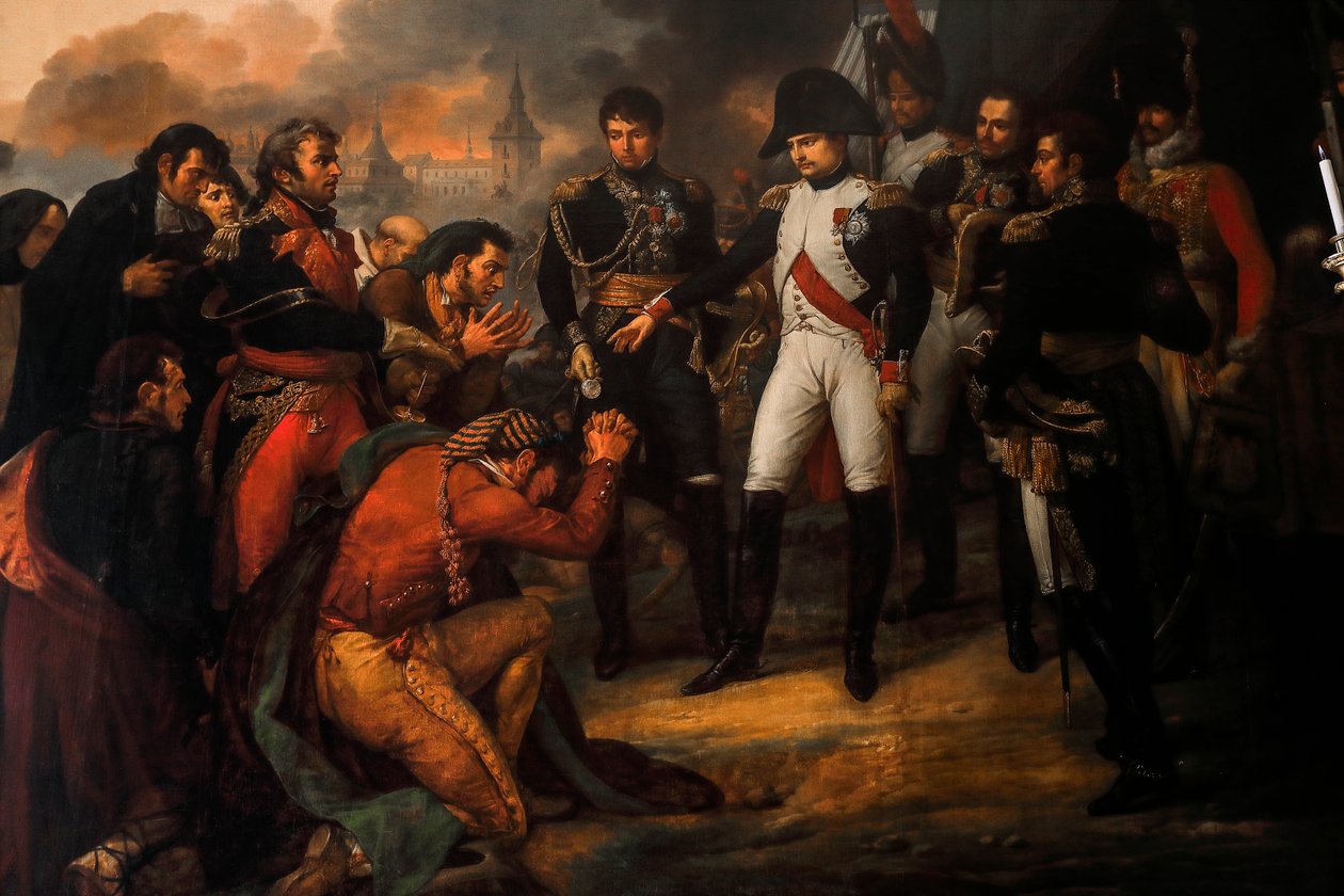Napoleon foran Madrid i 1808 av Carle Vernet
