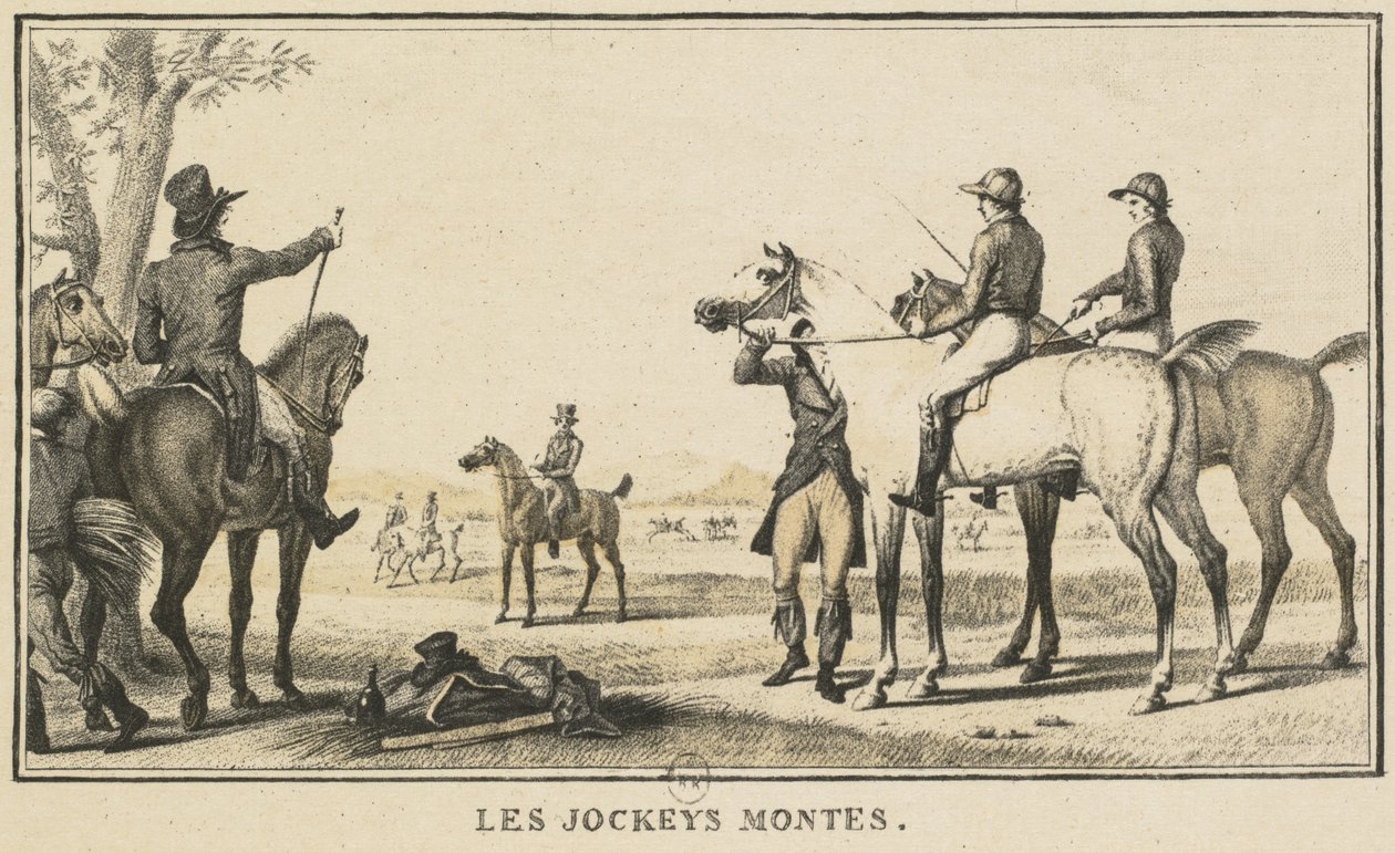 Racing Scenes: The Jockey Mounting the Horse Racing Scenes: The Jockey Mounting the Horse. av Carle Vernet