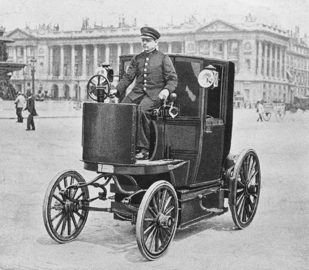 Elektrisk seksjon, Place de la Concorde, Paris, ca. 1900 av Carle de Mazibourg