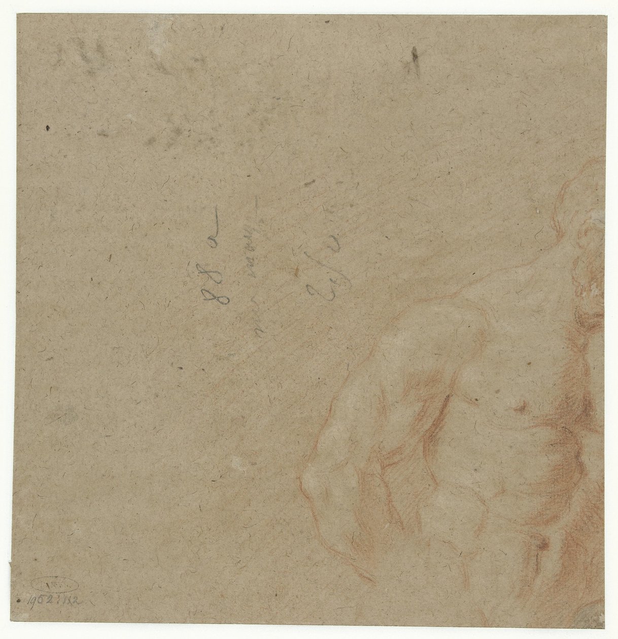 Avskåret figur av Hercules (Farnese) av Carle van Loo