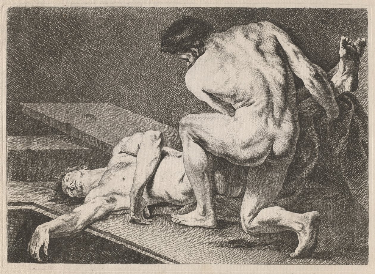En gravlegging av Carle van Loo