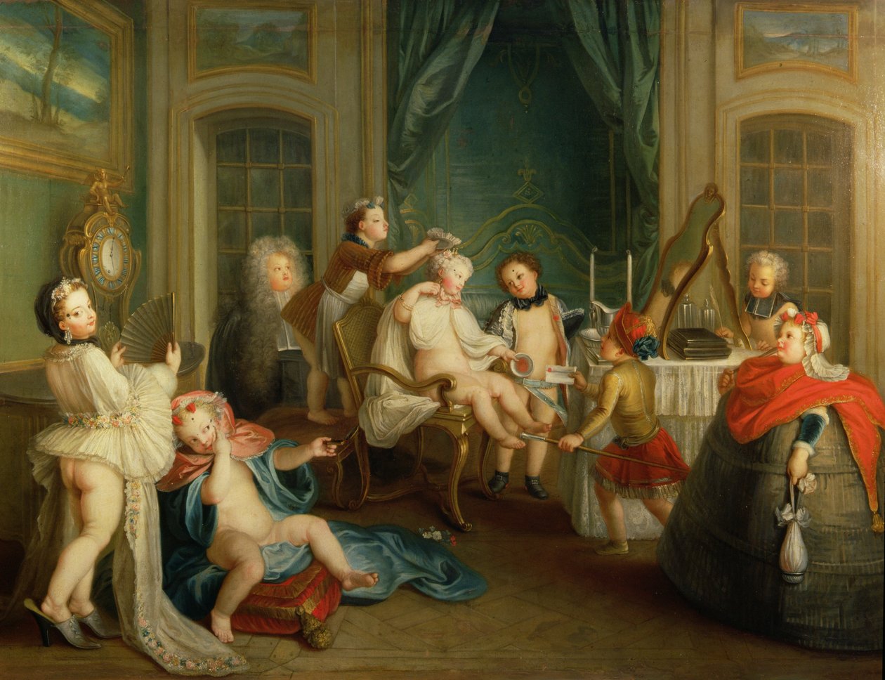 Boudoir interiør av Carle van Loo