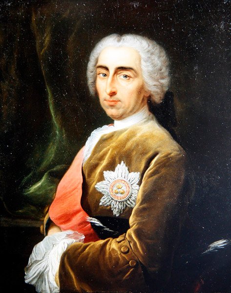 Portrett av 1. Viscount Bateman (olje på lerret) av Carle van Loo