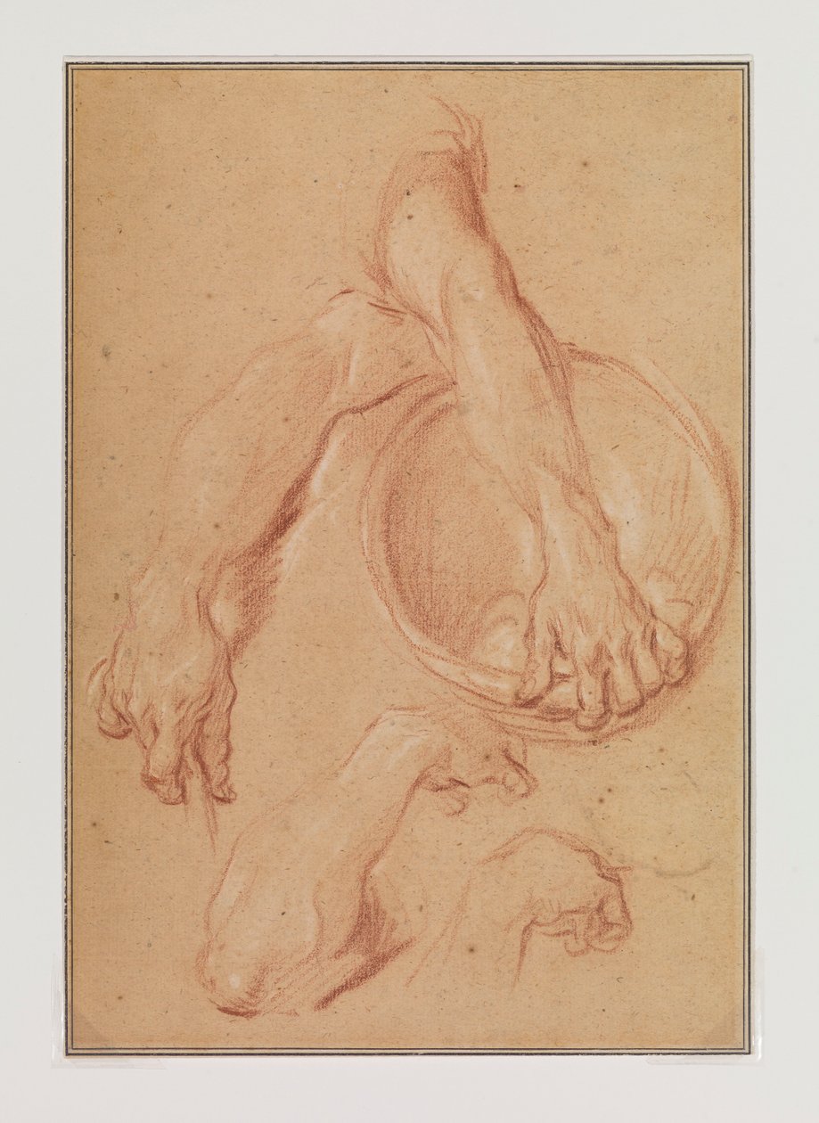 Studien eines Arms av Carle van Loo