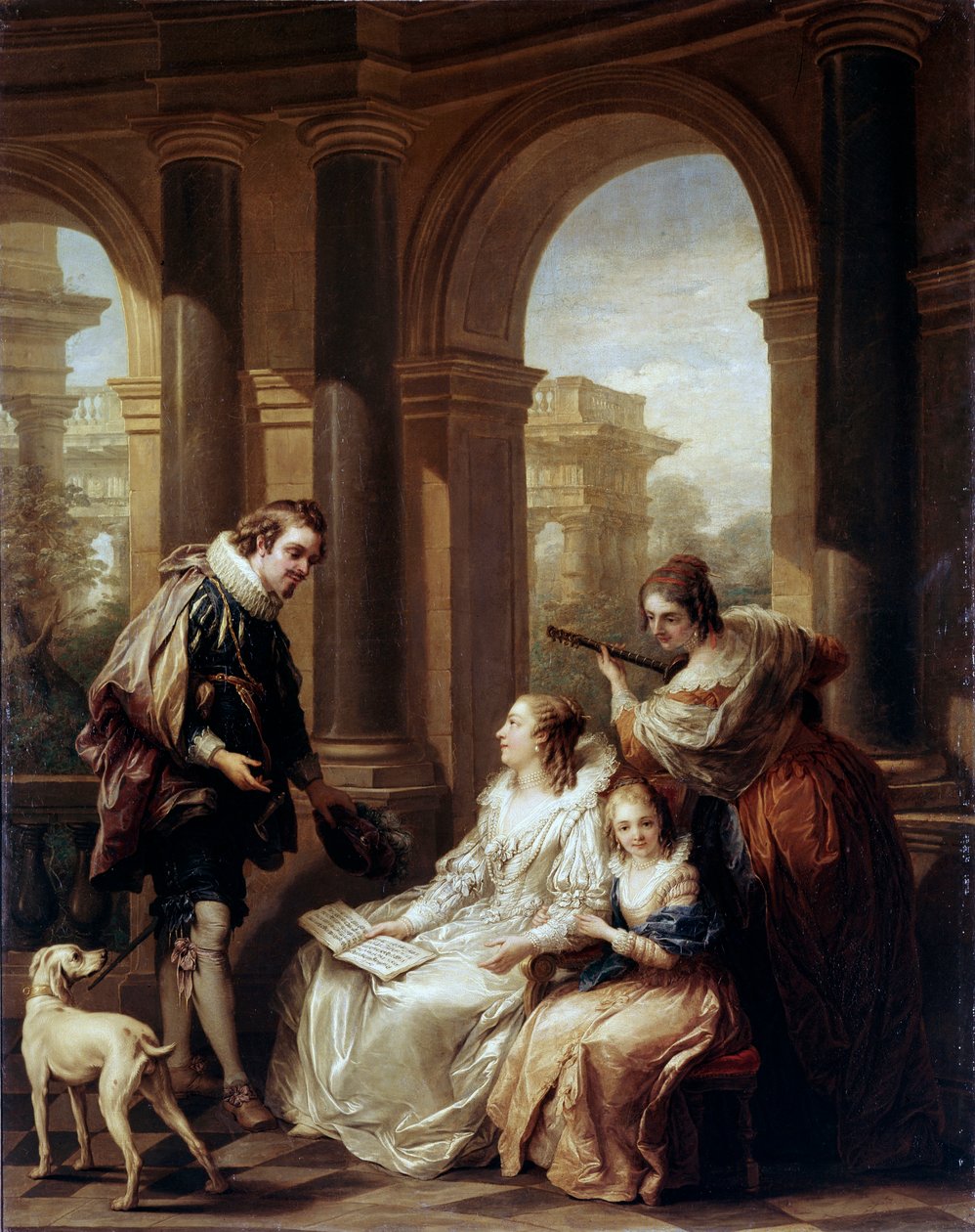 Den spanske konserten, 1754 av Carle van Loo
