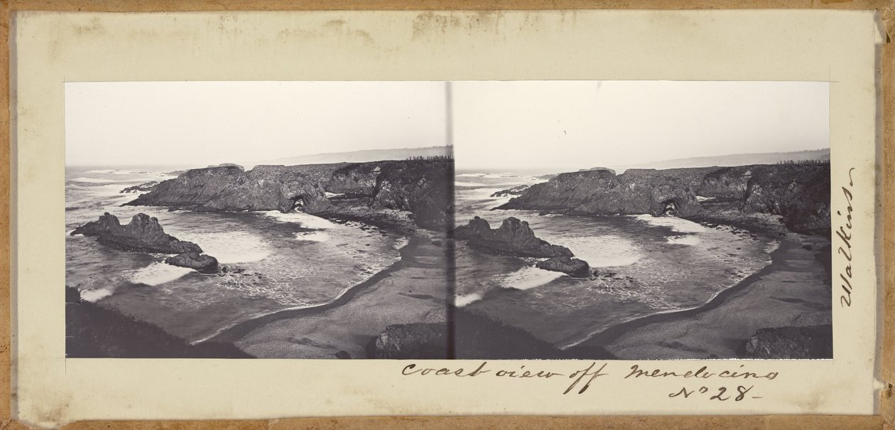 (Coast View off Mendocino) av Carleton E. Watkins
