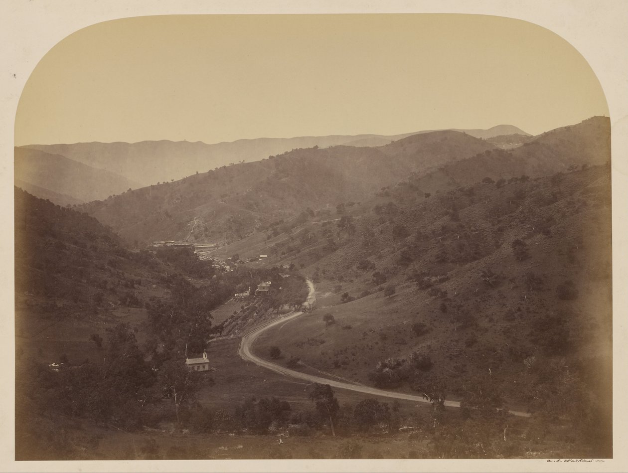 (Nye Almaden) av Carleton E. Watkins