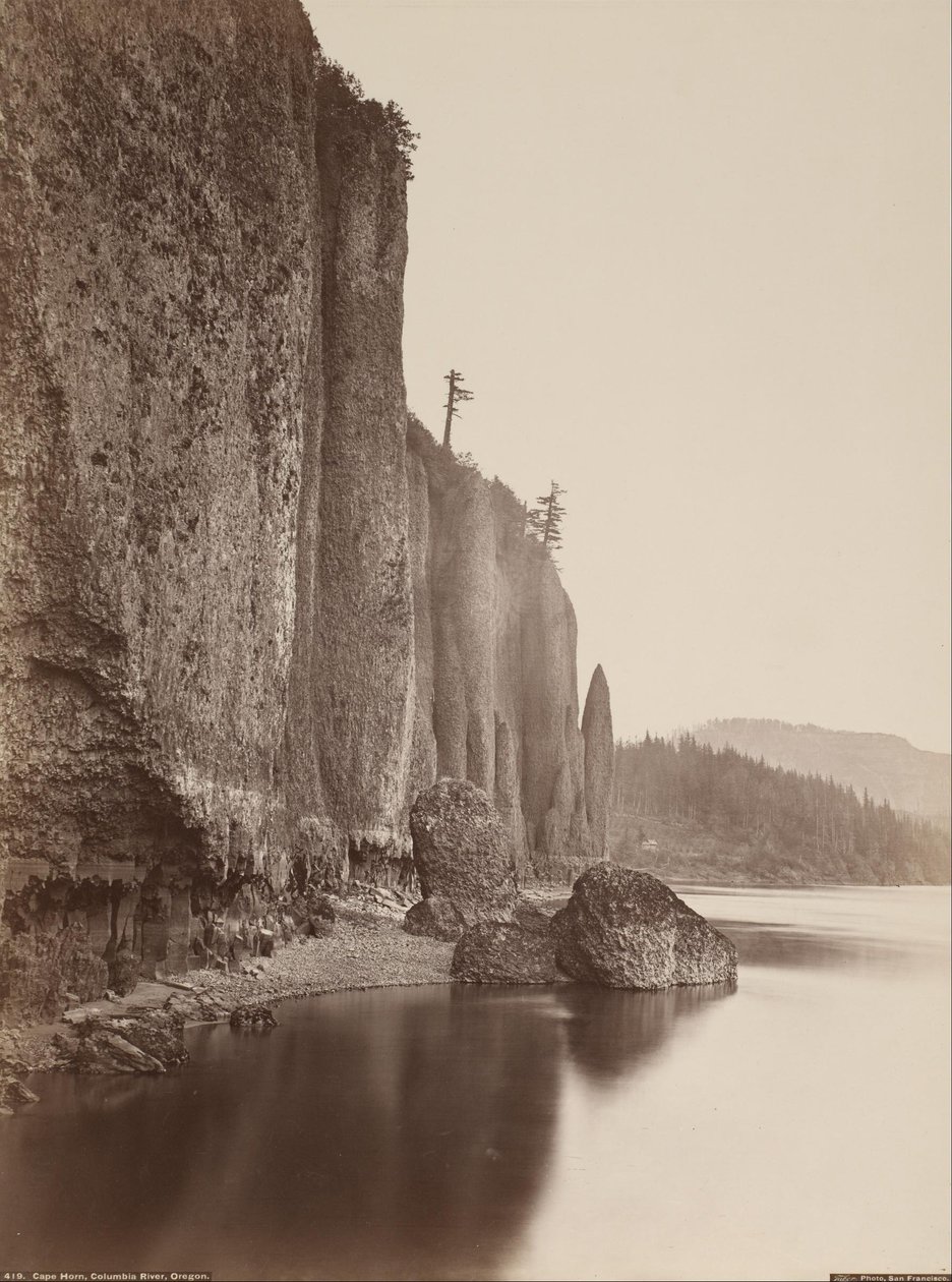 Cape Horn, Columbia River, Oregon av Carleton E. Watkins
