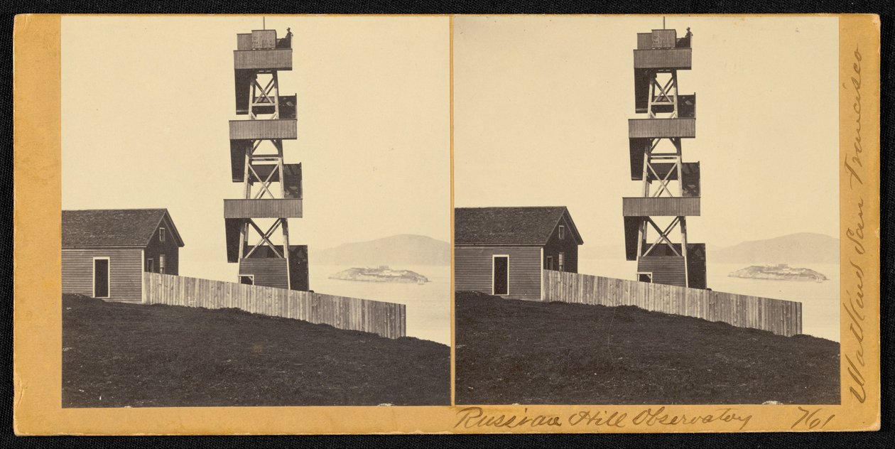Russian Hill Observatory av Carleton E. Watkins