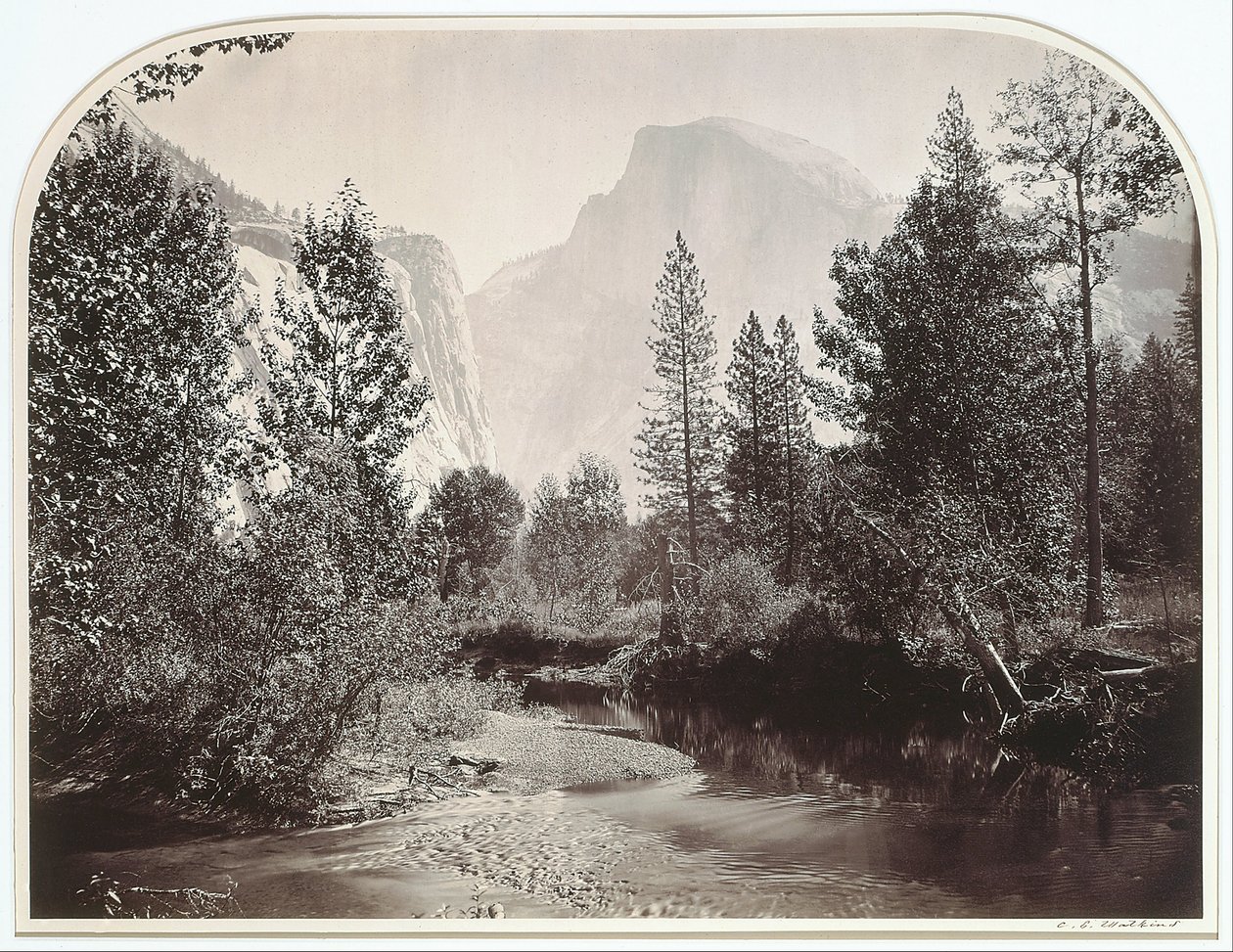Taysayac, Half Dome, 4967 Ft., Yosemite av Carleton E. Watkins