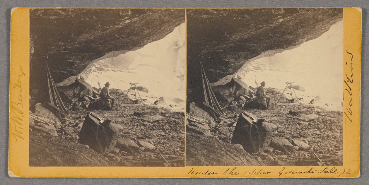 Under det øvre Yosemite -fallet av Carleton E. Watkins