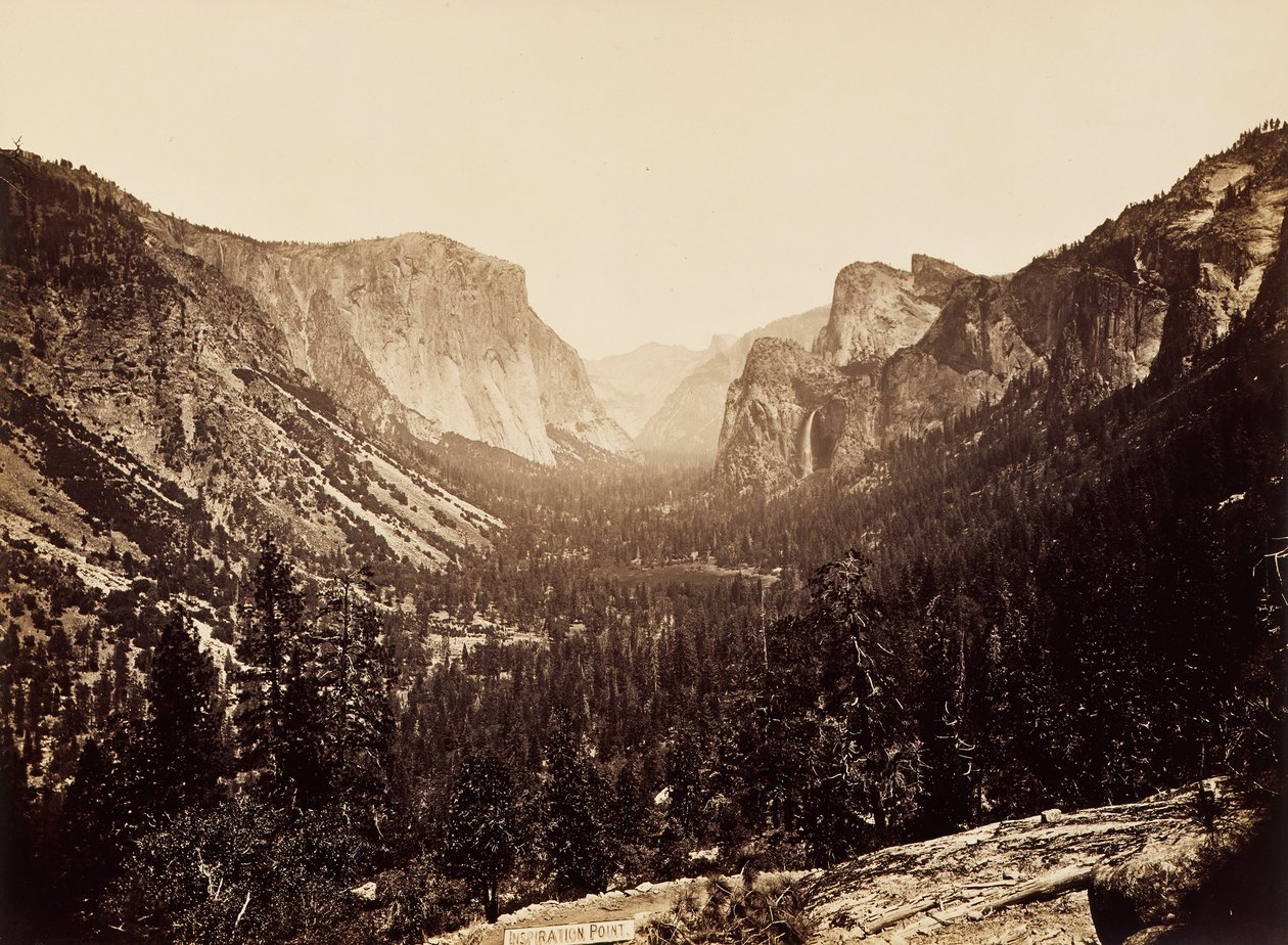 Utsikt fra inspirasjonspunktet av Carleton E. Watkins