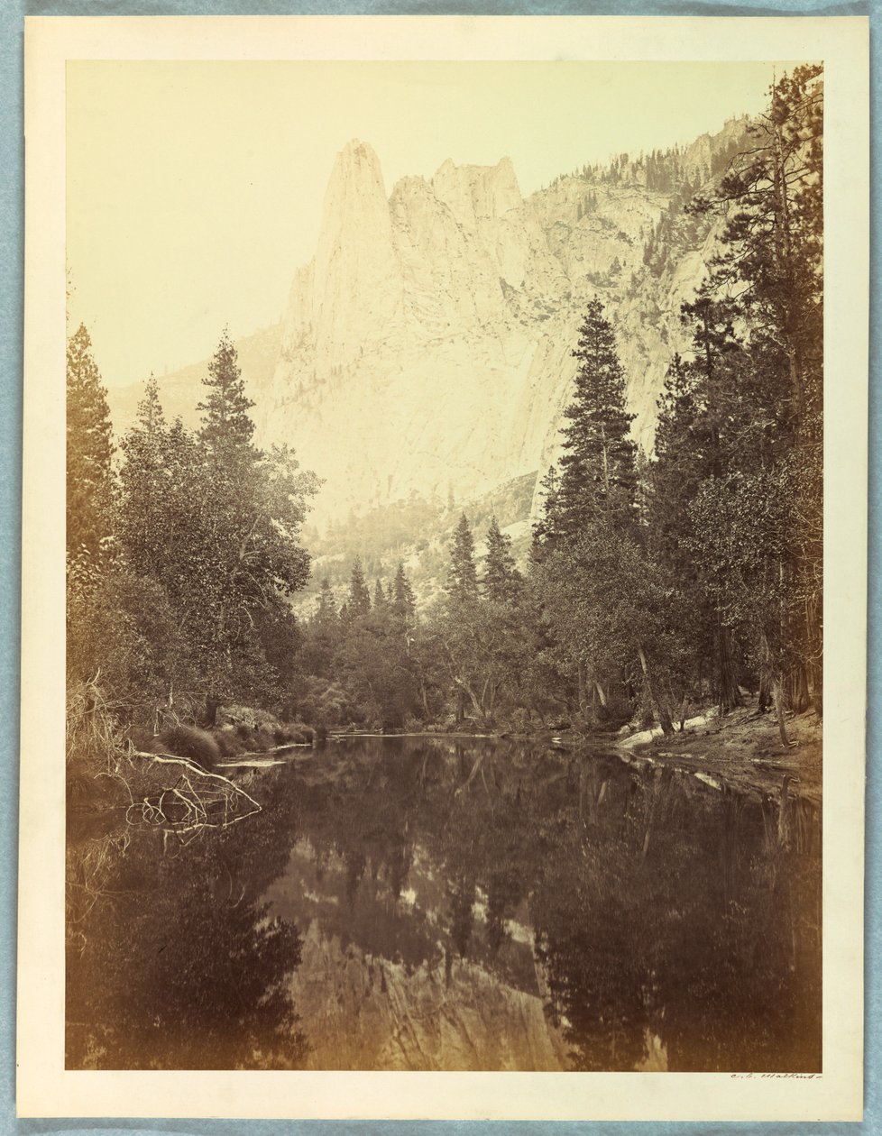 Sentinel, 3270 fot, Yosemite av Carleton E. Watkins