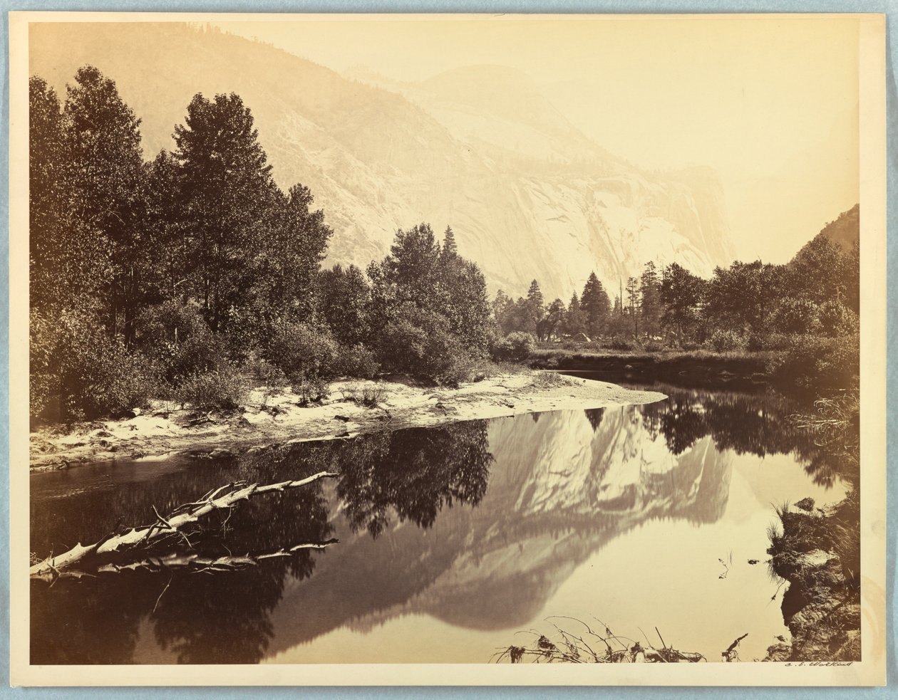 Tasoye, North Dome, 3729 fot, Yosemite av Carleton E. Watkins
