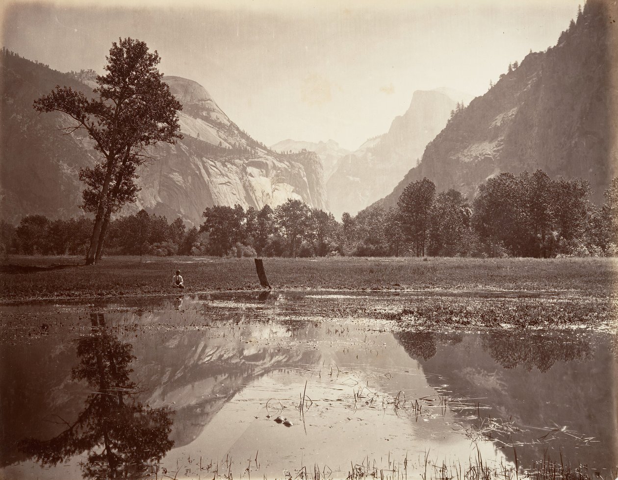 The Domes, Yosemite, ca. 1872, trykt ca. 1876. av Carleton E. Watkins.