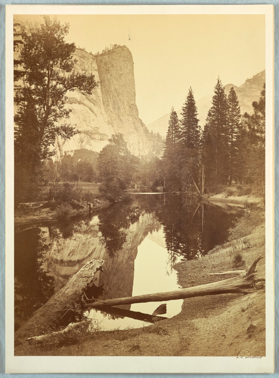 Washington Columne, Yosemite av Carleton E. Watkins