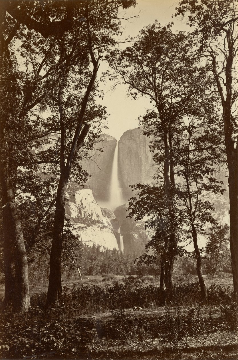 Yosemite Falls, 2634 fot. av Carleton E. Watkins